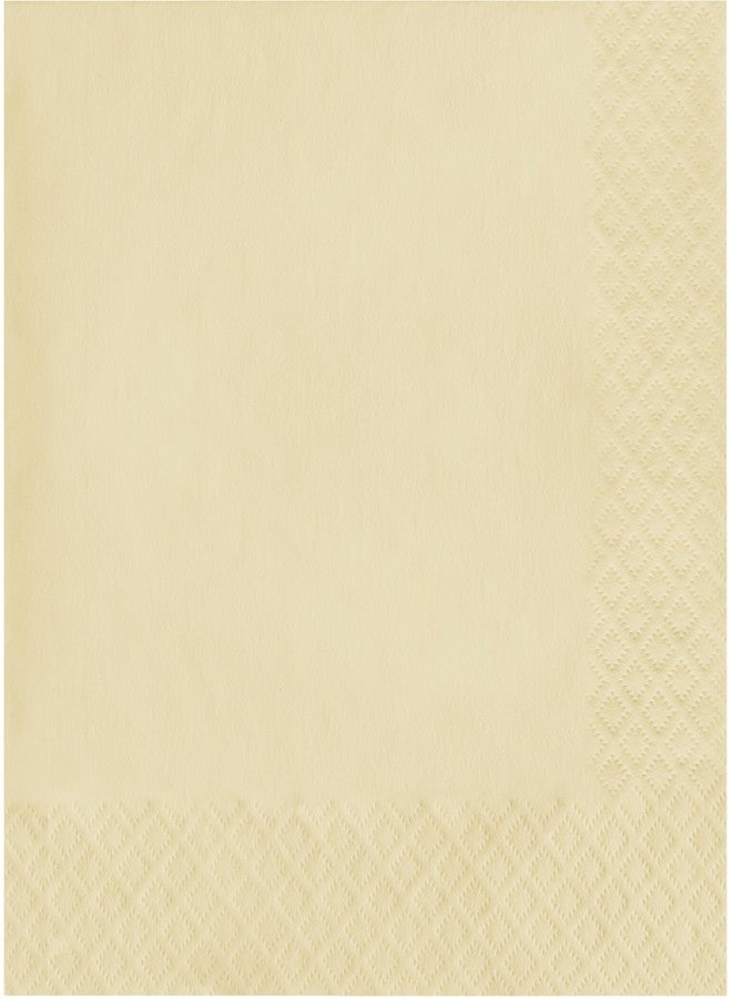 كرييتف كونفيرتينج مناديل ورقية من كرييتف كونفرتينج، ثلاث طبقات، حجم مناسب للغداء، لون عاجي، عبوات تحتوي على 50 منديل (عبوة من 5 قطع) - Image 1